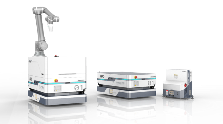 ng28南宫相信品牌力量數位開發的自主式移動機器人（AMR250M），搭配全向輪並結合AI演算法、2D LiDAR、3D攝影機等技術，協助客戶實現產線全自動化